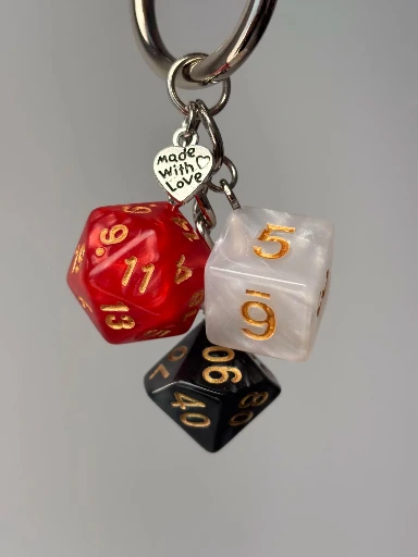 Dainty Triple Keychain - Image 3